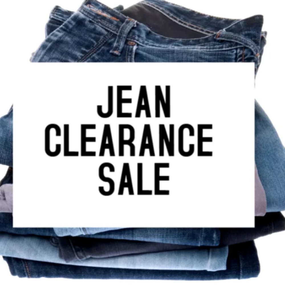 All Jeans Are On Sale